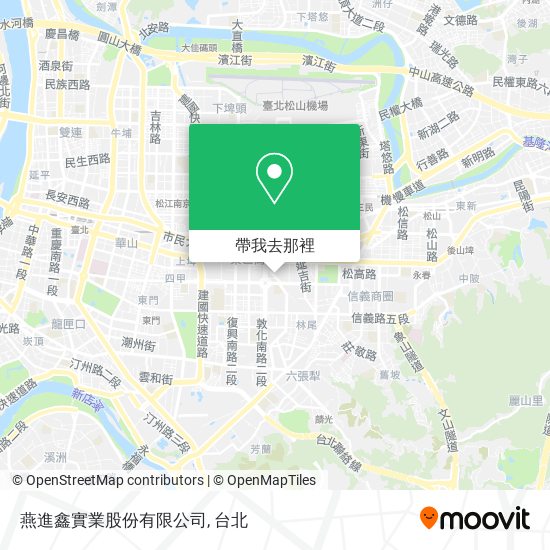 燕進鑫實業股份有限公司地圖
