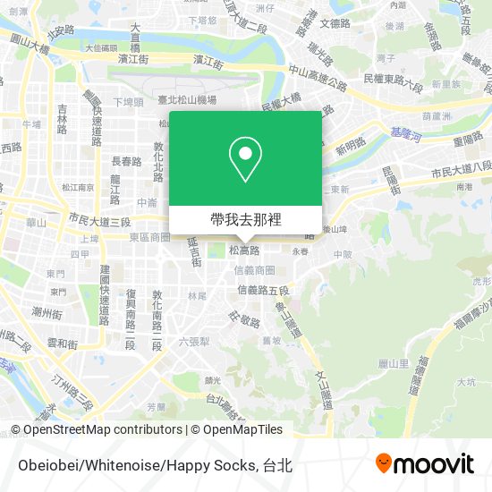 Obeiobei / Whitenoise / Happy Socks地圖