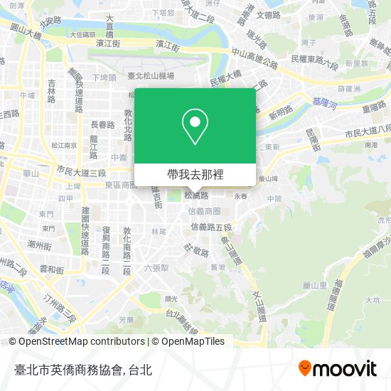 臺北市英僑商務協會地圖