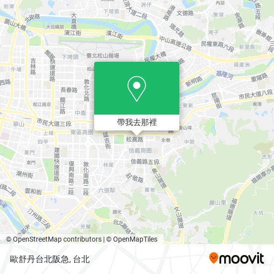歐舒丹台北阪急地圖