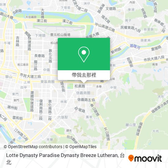Lotte Dynasty Paradise Dynasty Breeze Lutheran地圖