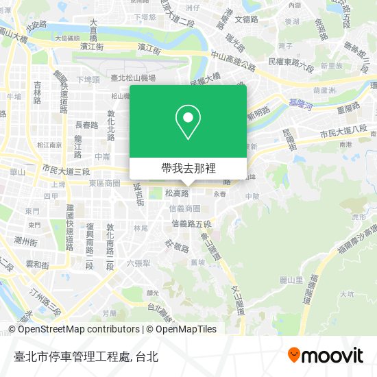 臺北市停車管理工程處地圖