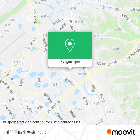 川門子時尚餐廳地圖
