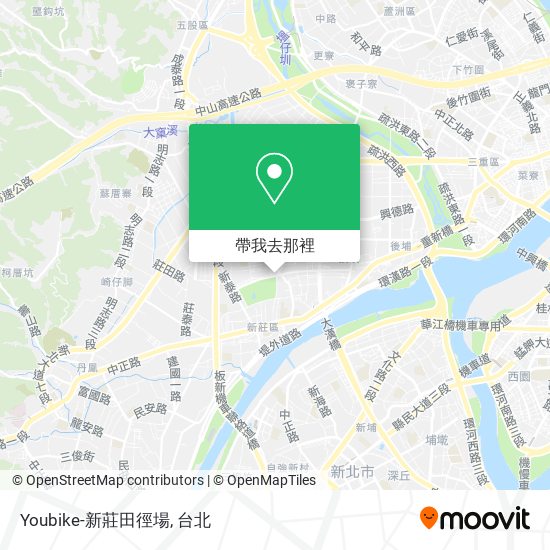 Youbike-新莊田徑場地圖