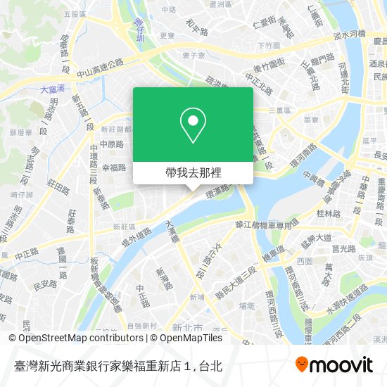 臺灣新光商業銀行家樂福重新店１地圖