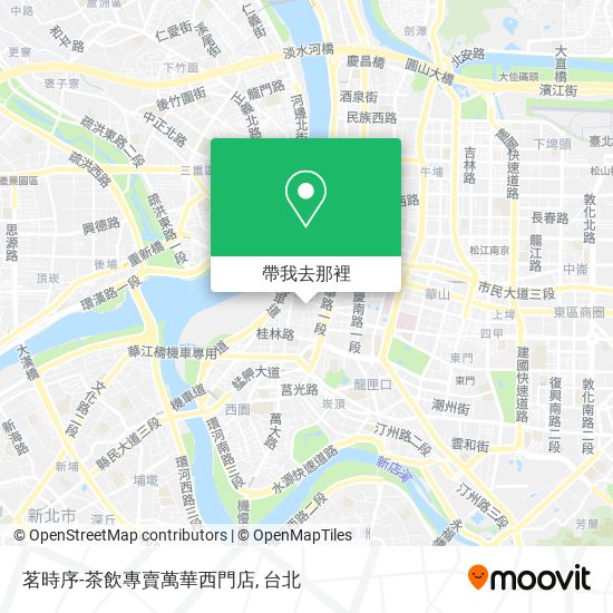 茗時序-茶飲專賣萬華西門店地圖