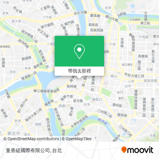 曼香緹國際有限公司地圖