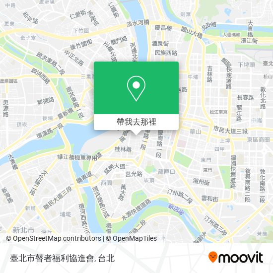 臺北市瞽者福利協進會地圖