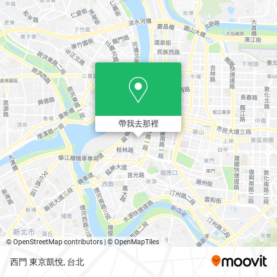 西門 東京凱悅地圖