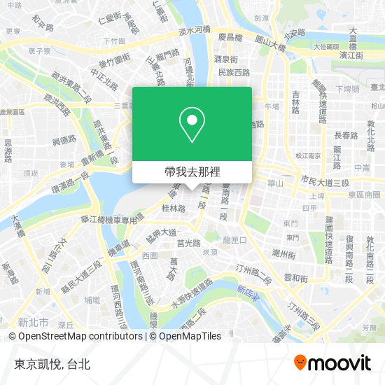東京凱悅地圖