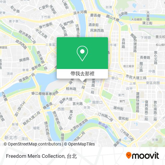 Freedom Men's Collection地圖