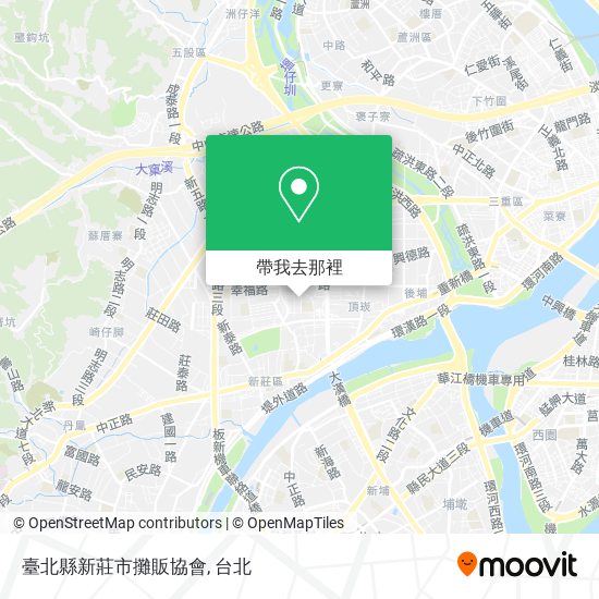 臺北縣新莊市攤販協會地圖