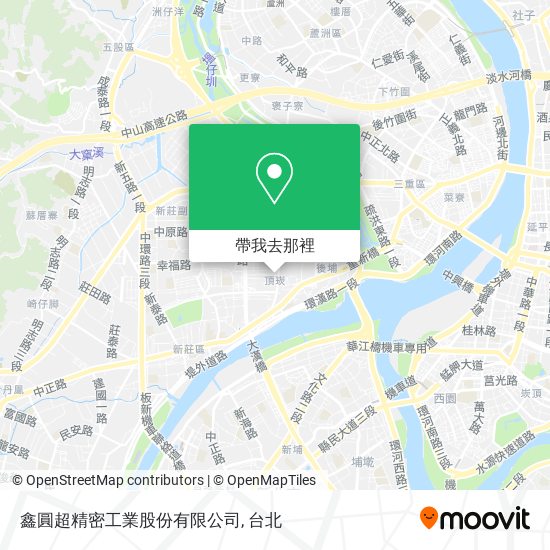 鑫圓超精密工業股份有限公司地圖