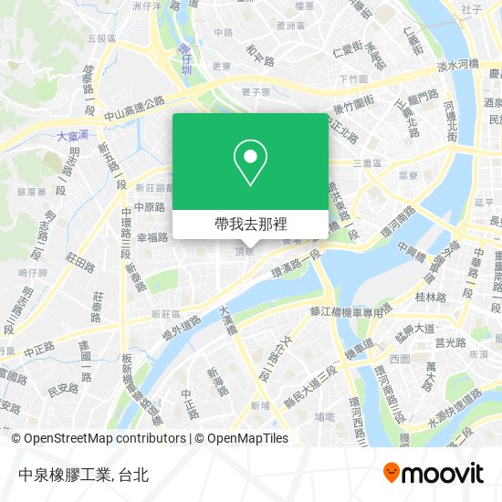 中泉橡膠工業地圖