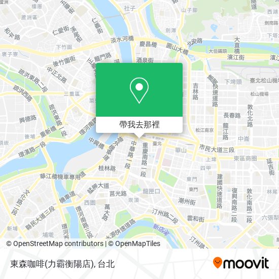 東森咖啡(力霸衡陽店)地圖