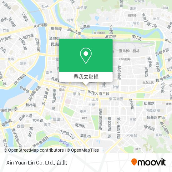 Xin Yuan Lin Co. Ltd.地圖