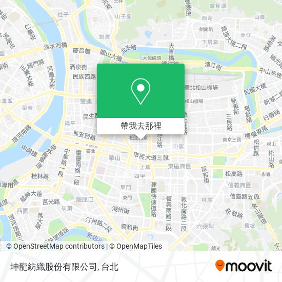 坤龍紡織股份有限公司地圖