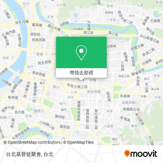 台北基督徒聚會地圖