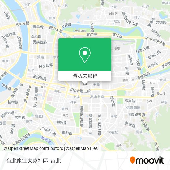 台北龍江大廈社區地圖