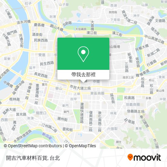 開吉汽車材料百貨地圖