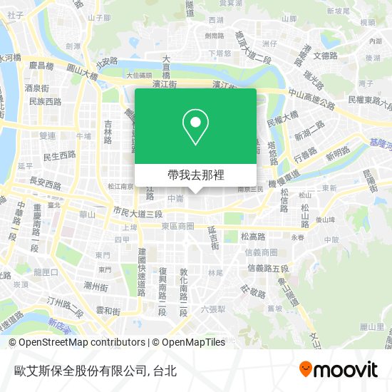 歐艾斯保全股份有限公司地圖