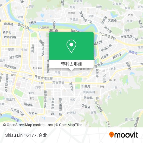 Shiau Lin 16177地圖