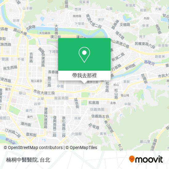 楠桐中醫醫院地圖