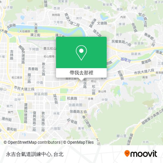 永吉合氣道訓練中心地圖