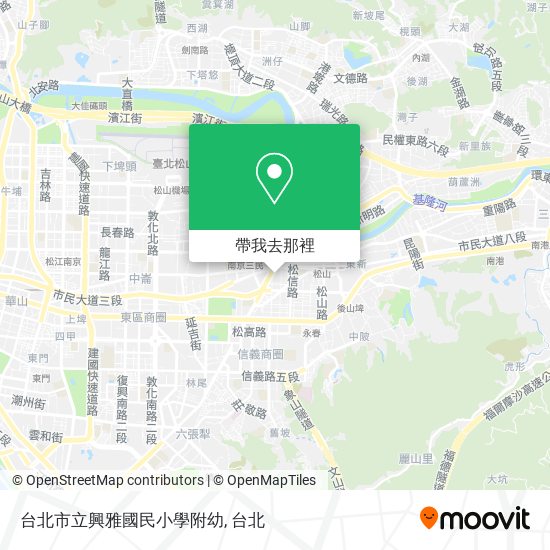 台北市立興雅國民小學附幼地圖