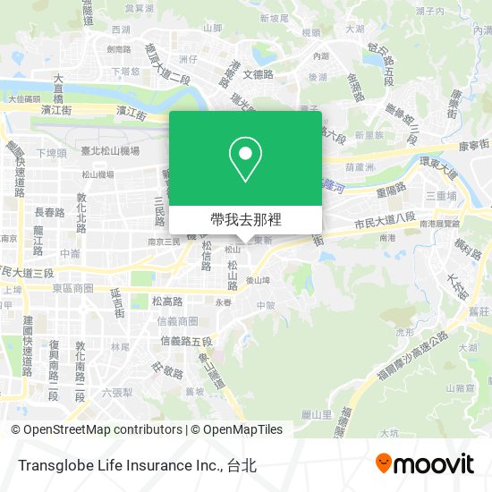 Transglobe Life Insurance Inc.地圖