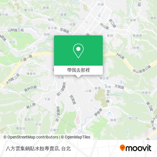 八方雲集鍋貼水餃專賣店地圖