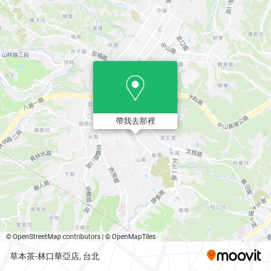 草本茶-林口華亞店地圖