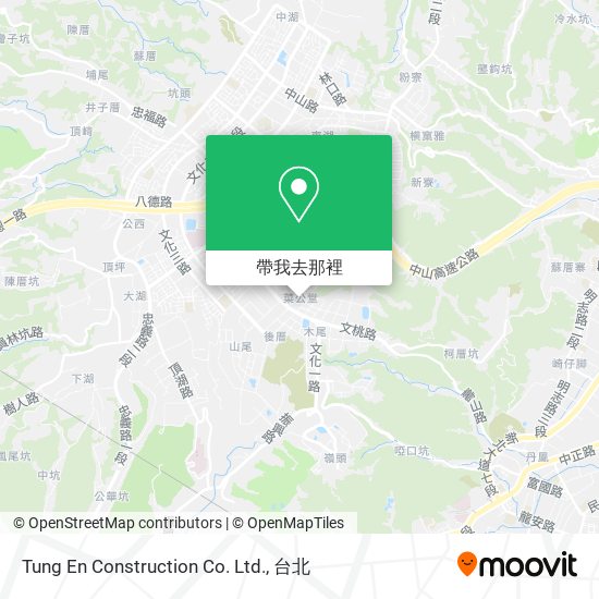 Tung En Construction Co. Ltd.地圖