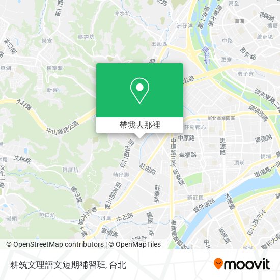 耕筑文理語文短期補習班地圖
