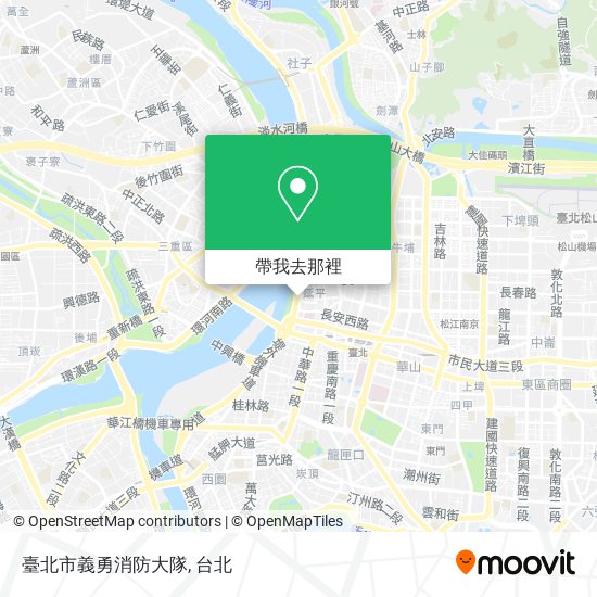 臺北市義勇消防大隊地圖