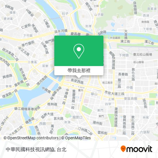 中華民國科技視訊網協地圖