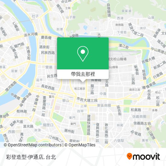 彩登造型-伊通店地圖