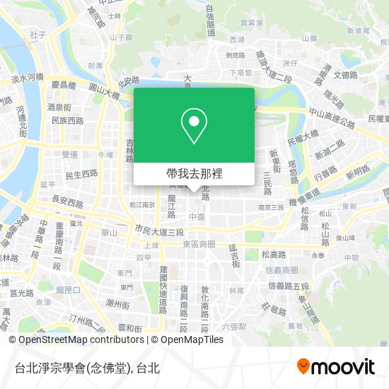 台北淨宗學會(念佛堂)地圖