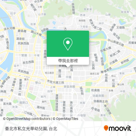 臺北市私立光華幼兒園地圖