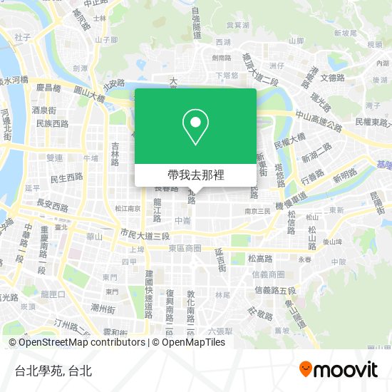 台北學苑地圖