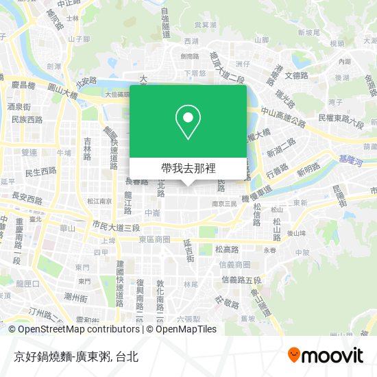 京好鍋燒麵-廣東粥地圖