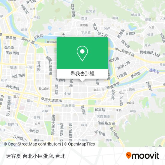 迷客夏 台北小巨蛋店地圖