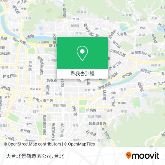大台北景觀造園公司地圖
