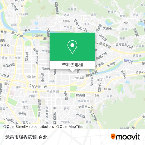 武昌市場香菇麵地圖