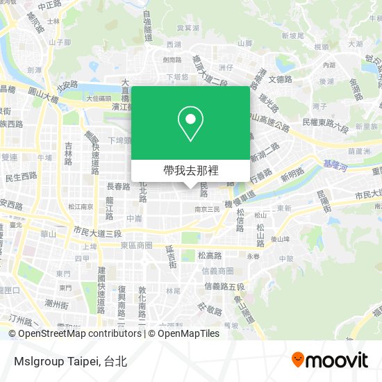 Mslgroup Taipei地圖