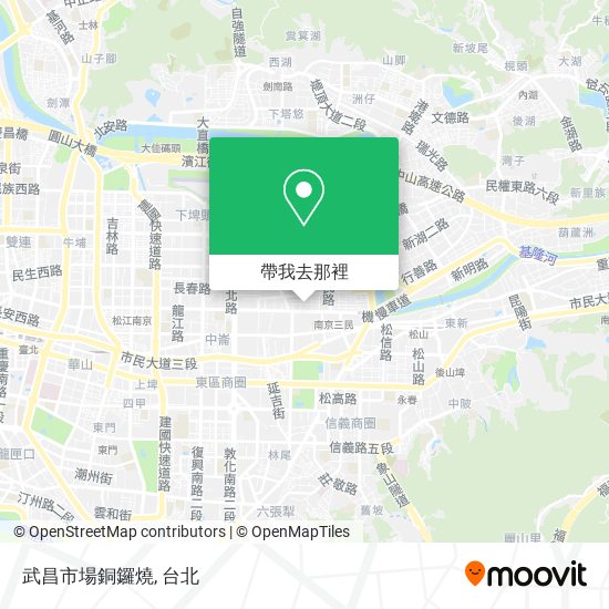 武昌市場銅鑼燒地圖