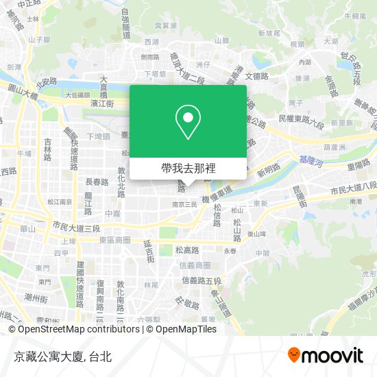 京藏公寓大廈地圖