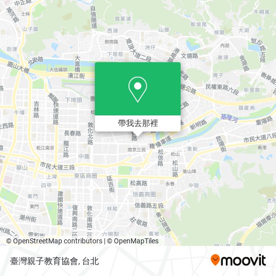 臺灣親子教育協會地圖