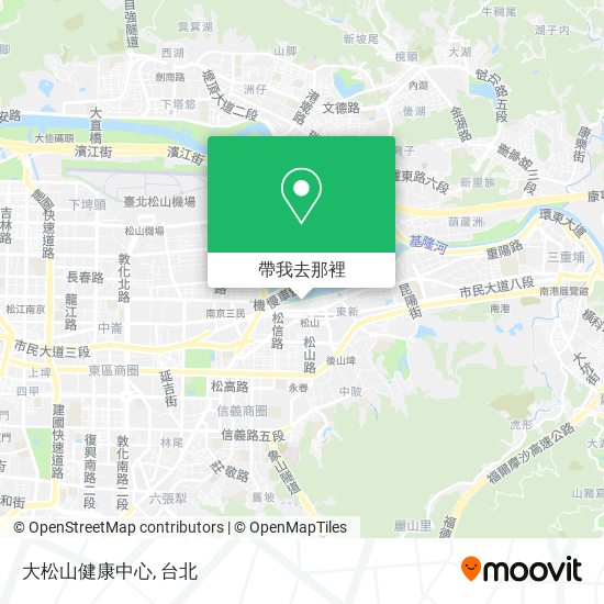 大松山健康中心地圖