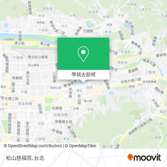 松山慈福宮地圖